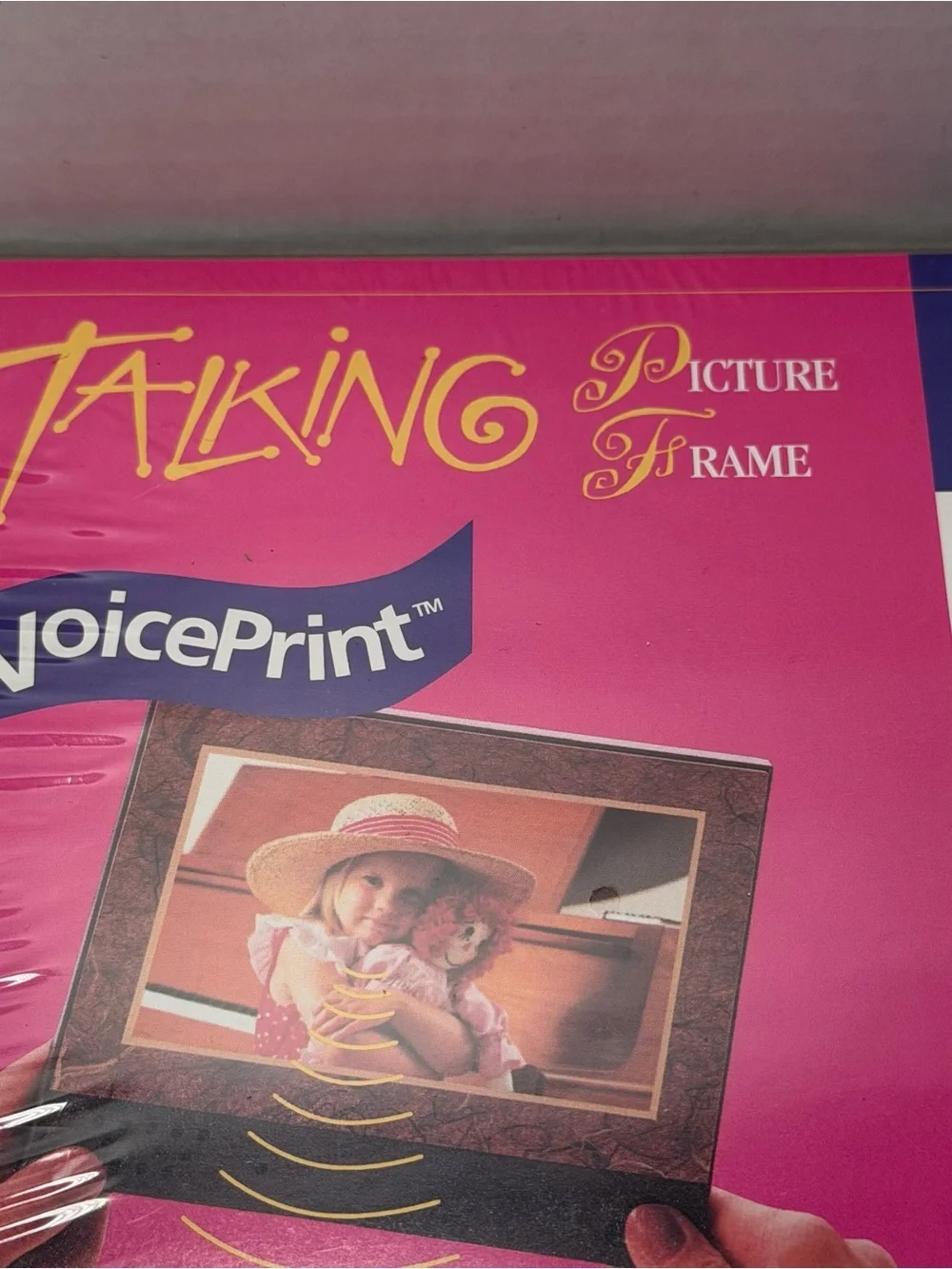 NEW Vintage Voice Print Talking Picture Photo Frame